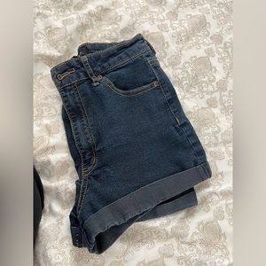 Forever 21 High Rise Denim Jean Shorts